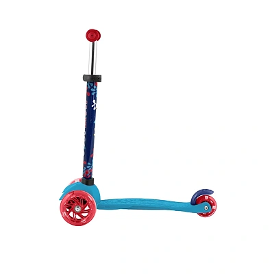 Maxiscoo Самокат с лыжами 3-х колесный, Серия "Baby", Голубой