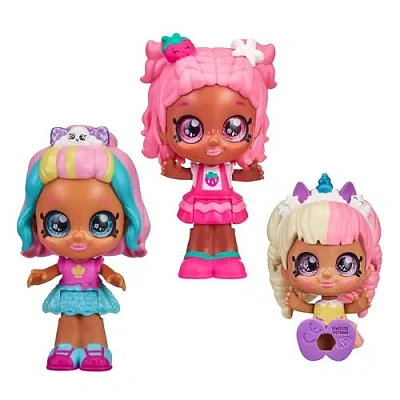 Kindi Kids Игровой набор 3 мини-куклы