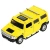 Машина металл «hummer h2» 12см, открыв. двери, инерц., желтый в кор. Технопарк