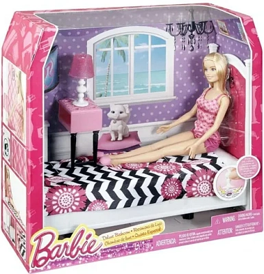 Маттел BARBIE Кукла + комплект мебели