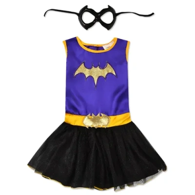 DC Comics Костюм «Школа супер героинь: Бэтгёрл» (возраст 4+,  маска пласт., хедер)