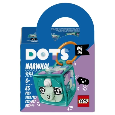Конструктор LEGO DOTS Брелок «Нарвал»