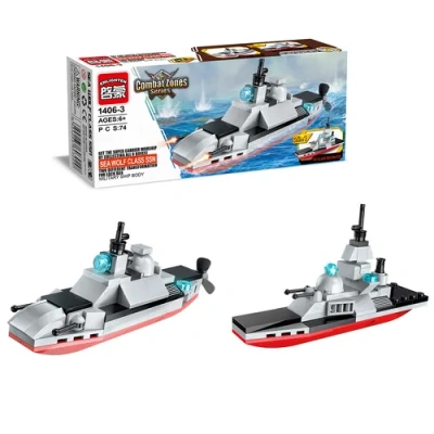 Конструктор QMAN «Мега авианосец: Морское сражение»