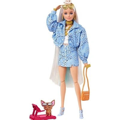 Barbie Экстра - Кукла блондинка в мини