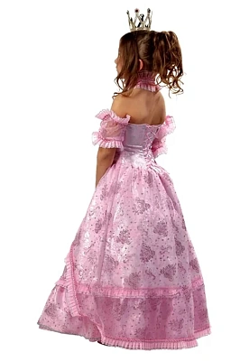 Карнавальный костюм для девочки "Золушка-Принцесса" розовая  (Платье) (Зв. маскарад) р.122-64