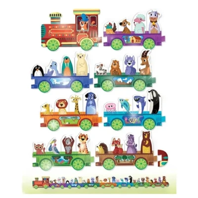 LISCIANI Паззл «БОЛЬШИЕ И МАЛЕНЬКИЕ занимательная игра на логику и сравнение»