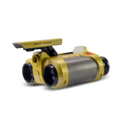 Игрушка бинокль Bebelot «Ночное видение» (12х11 см, зум 6х, фонарик, на ремешке)