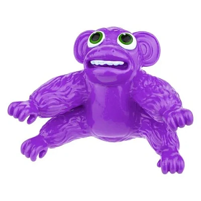 1TOY Супер Стрейчеры Облизьяна, тянущаяся игрушка, блистер, 16см, фиолетовая (извините, гиперссылка 