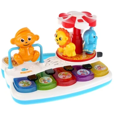 Развивающее пианино.10 стихотворений К.Чуковского,10 песенок.ТМ «УМКА» со светом в кор.