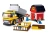Конструктор пластмассовый Sluban «Город: Самосвал» (фигурки чел., 384 дет.) )