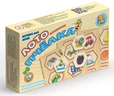 Лото деревянное «Пчелка»