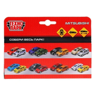 ТЕХНОПАРК Mitsubishi Pajero Полиция 12 см.