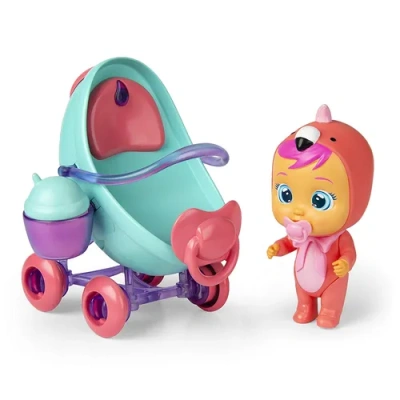 CRYBABIES MAGIC TEARS Игровой набор: Плачущий младенец в комплекте с коляской и аксессуарами