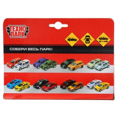 Машина металл «SKODA YETI», длина 12см, открыв. двери, инерц, красный, в кор. Технопарк