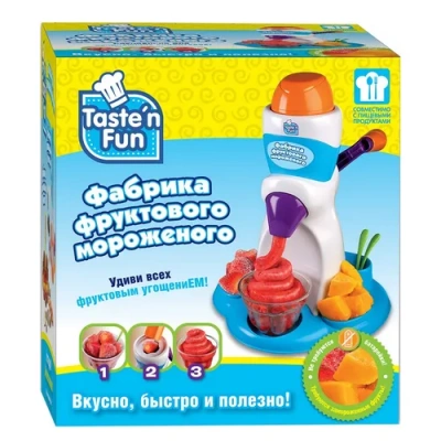 Тейст энд фан. Игр наб «Фабрика фруктового мороженого» TM Taste'n Fun
