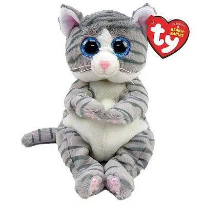 TY Beanie Boo's Полосатый кот MITZI 15 см