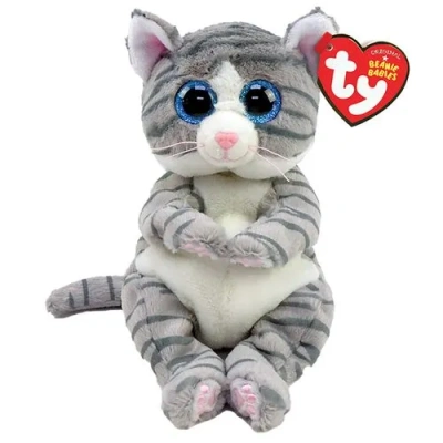 TY Beanie Boo's Полосатый кот MITZI 15 см