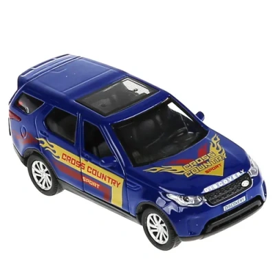 Машина металл свет-звук land rover discovery спорт 12см, инерц., синий в кор. Технопарк