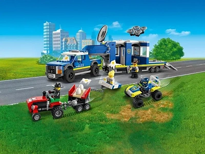 Конструктор LEGO CITY Police Полицейский мобильный командный трейлер