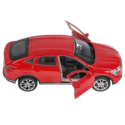 Машина металл RENAULT ARKANA дл 12 см, откр дв, багаж, инер, красный, в кор. Технопарк