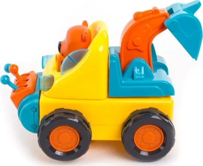 Транспортный набор свет, звук МИ-МИ-МИШКИ Кеша Экскаватор