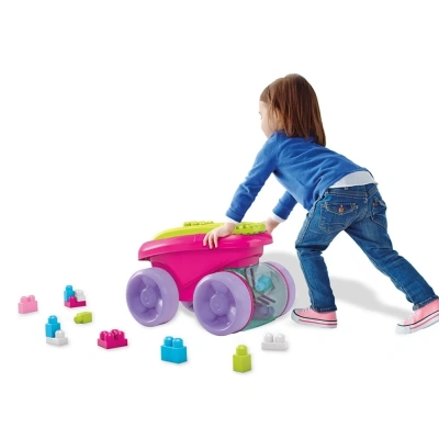 Маттел MEGA BLOKS FIRST BULDERS Веселый вагончик для сбора кубиков.