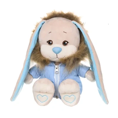 Зайчик Jack&Lin в Голубой Зимней Куртке, 25 см, в Коробке