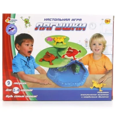Играем вместе Игра настольная «Лягушки»