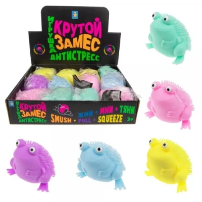 1toy Крутой замес, лягушка, 7 см, 