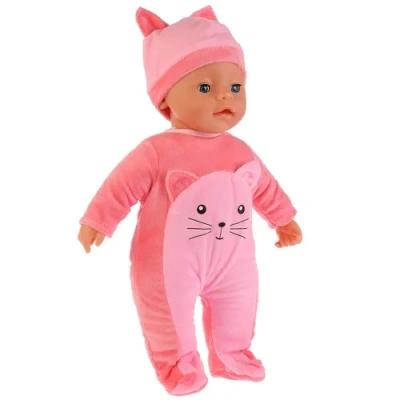 ПУПС ОЗВУЧ,ТМ Карапуз Сашенька 40см, на бат., мягкое тело, реагирует на положение 