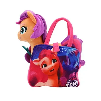 Мягкая игрушка пони в сумочке Санни/ Sunny My Little Pony 25 см,