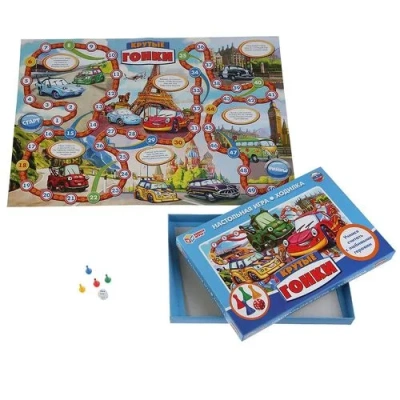 НАСТОЛЬНАЯ ИГРА-ХОДИЛКА «УМНЫЕ ИГРЫ» КРУТЫЕ ГОНКИ В КОР.т