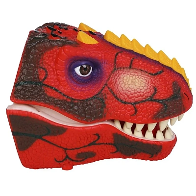 Тираннозавр (Тирекс) серии "Мир динозавров" - Игрушка на руку, парогенератор, красный 