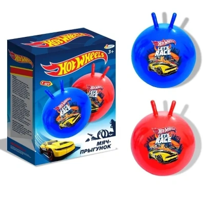 Мяч «Играем вместе» «Hot Wheels» 55см с рожками, в ассорт.