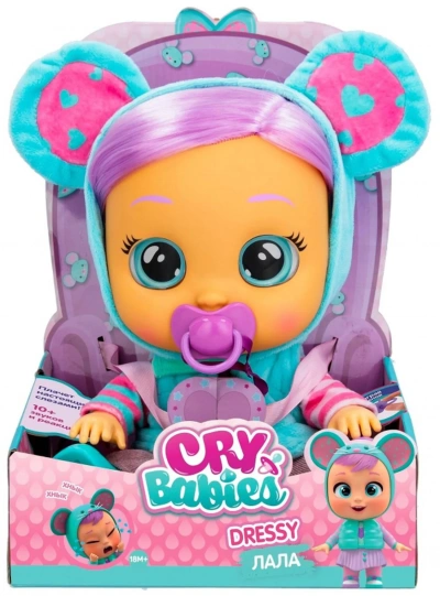 Край Бебис Кукла Лала Dressy интерактивная плачущая Cry Babies
