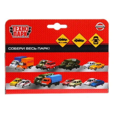 Машина металл NISSAN MURANO черный 12см, открыв.двери, инерц. в кор. Технопарк