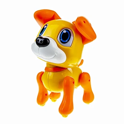 1TOY RoboPets интерактивная игрушка робо-щенок Ретривер золотистый, свет, звук эффекты,
