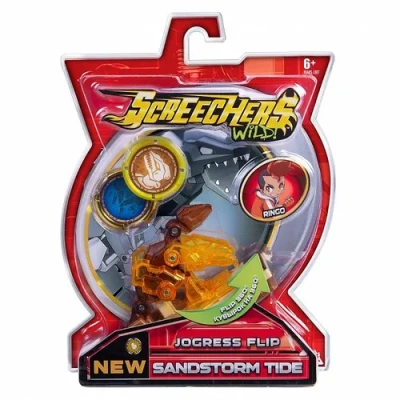 Дикие Скричеры.Машинка-трансформер СэндстормТайд л5 ТМ Screechers Wild