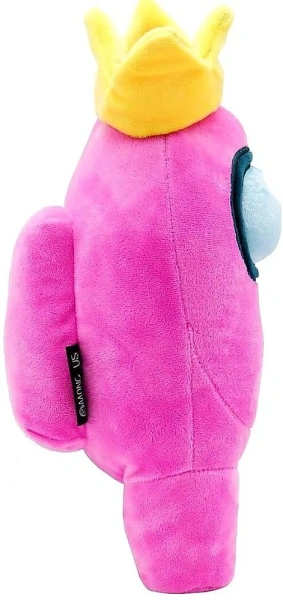 Among us Плюшевая игрушка-фигурка розовая с короной  30 см