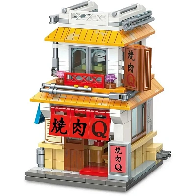 Naruto конструктор "Ресторан барбекю Якинику Кью" 12*8*8 см