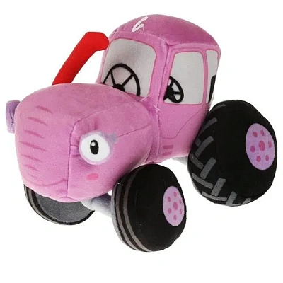 Игрушка мягкая СИНИЙ ТРАКТОР трактор Мила, 18см, озвуч, в пак МУЛЬТИ-ПУЛЬТИ