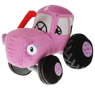 Игрушка мягкая СИНИЙ ТРАКТОР трактор Мила, 18см, озвуч, в пак МУЛЬТИ-ПУЛЬТИ