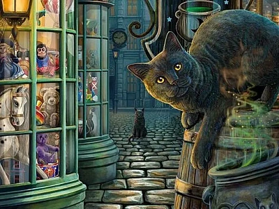 Игрушка-головоломка пазл "Кот у окна", 1000 детал., 6+