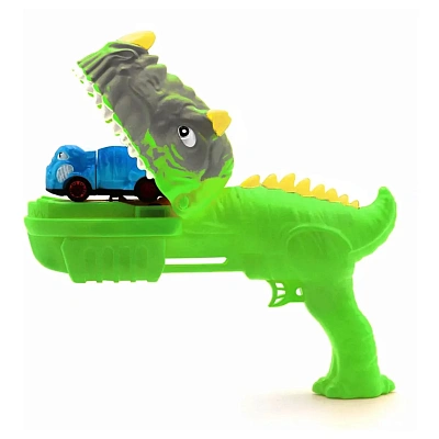 Игровой набор скоростные динозавры" с 1 фрикционной машинкой и пусковым устройством