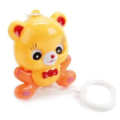 УМКА Игрушка музыкальная «Мишка» с мех.заводом на блистере 11х9см.