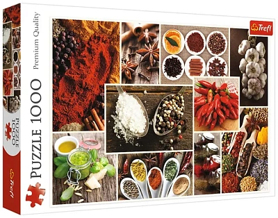 1000 дет. -  "Специи - коллаж"