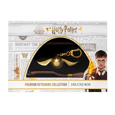Коллекционный набор металлических брелоков Гарри Поттер премиум 