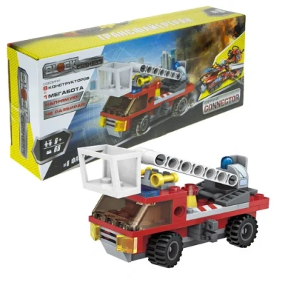 1TOY Blockformers конструктор «Трансфайертрак» 8 шт. в д/б, коробка