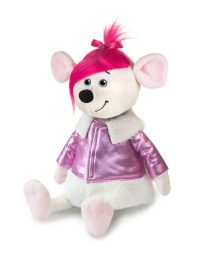 Мышка Аллочка в Дубленке, 21 см