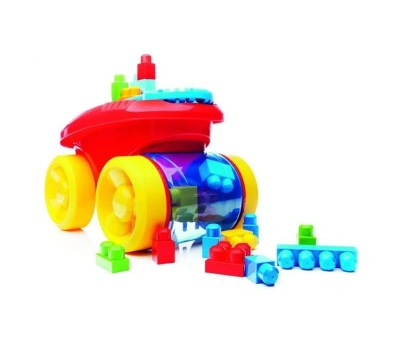 Маттел MEGA BLOKS FIRST BULDERS Веселый вагончик для сбора кубиков.